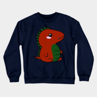 Christmas Themed Baby Dinosaur for Dino Fan Crewneck Sweatshirt